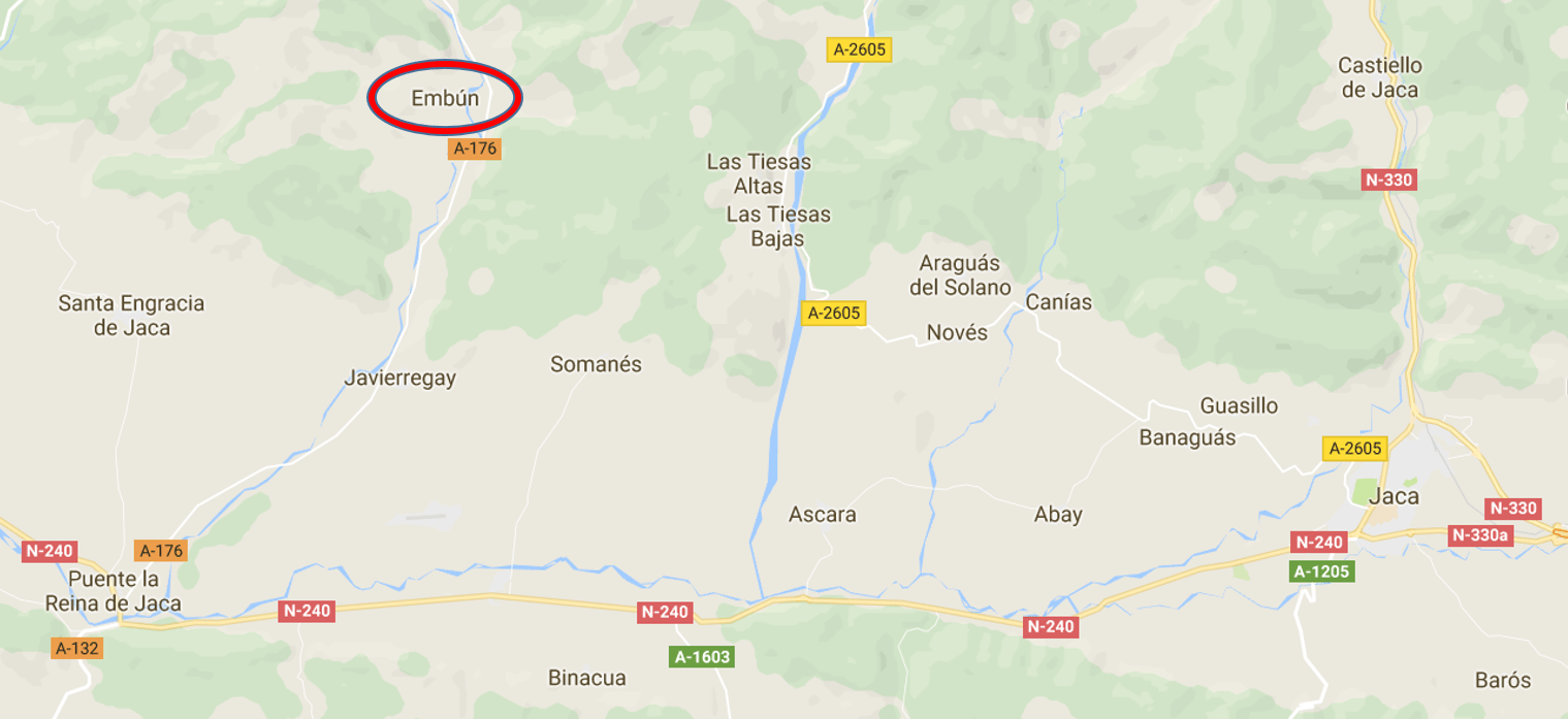 Mapa localización Embún_VIII FABA