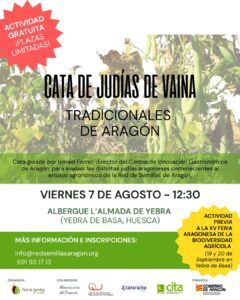 Cartel cata judías de vaina